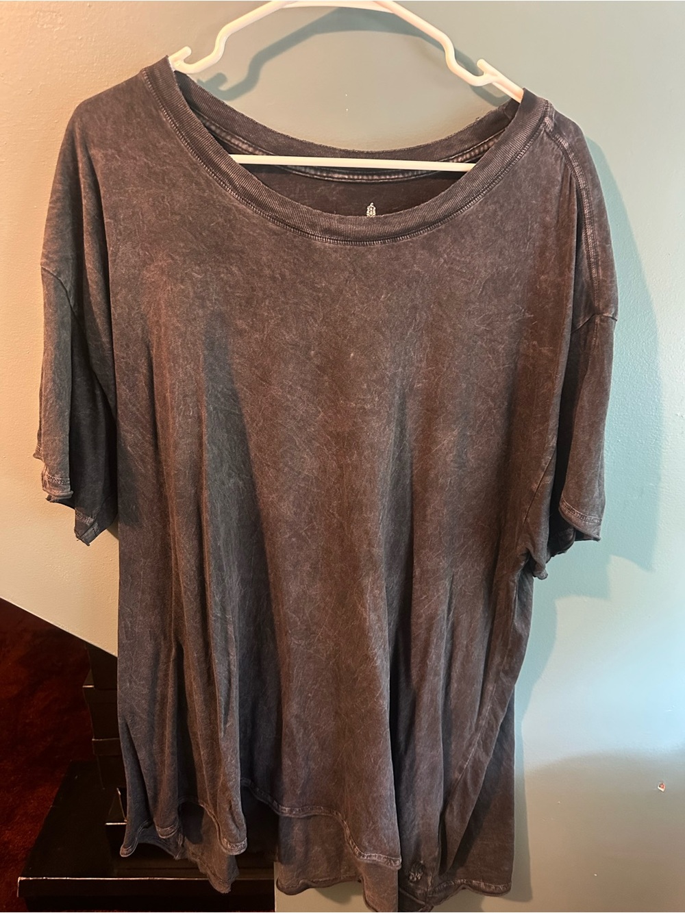 Washed Black FP Movement Short Sleeve Tunic T-Shirt
